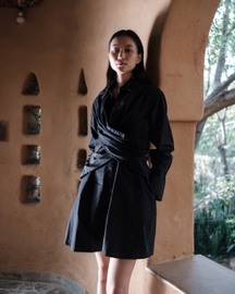 Seattle Wrap Shirt Dress
