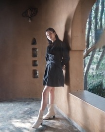 Seattle Wrap Shirt Dress