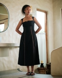 Corseted Long Slip Dress