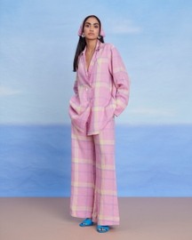 Cassata Linen Blazer Shirt Set