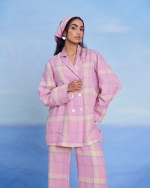 Cassata Linen Blazer Shirt Set