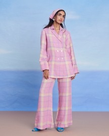 Cassata Linen Blazer Shirt Set