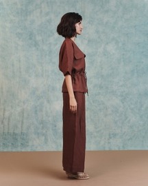 Pleated Tuck Pants