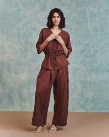 Pleated Tuck Pants