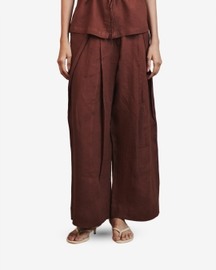 Pleated Tuck Pants