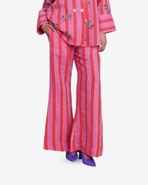 Amalfi Linen Bell Bottom Pants