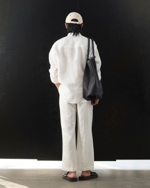 Press Collar Shirt - White Linen