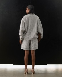 Workshop Shorts In Salt Grid