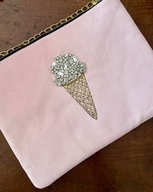 Ice Cream Pochette ( Strawberry Pink)