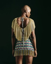 Handwoven Skirt & Cowl Top