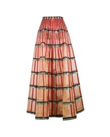 Glass Embroidered Circular Skirt