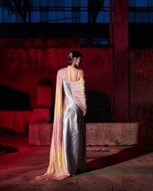 The Infrared Saree Dress