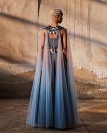 The Rhombus Mosaic Kaftan With Fall Panels