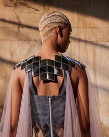 The Rhombus Mosaic Kaftan With Fall Panels