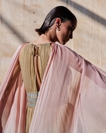 The Gold Curvature Dress