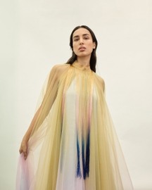 Ombre Tulle Kaftan