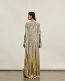 Gold & Silver Metallic Kaftan