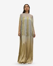 Gold & Silver Metallic Kaftan
