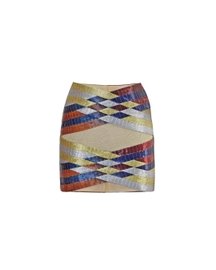 Interwoven Column Mini Skirt