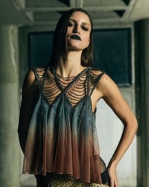 Sparkle Floats Gradient Top