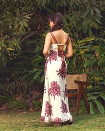 Mid Night Rose Dress