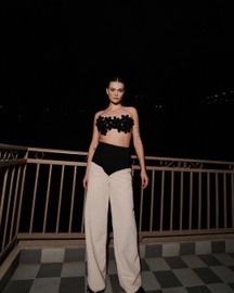 Ferret x Black Pansy Co-ord Set