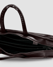 Verona Signature Business Bag – Glossy Croc Finish with Laptop Compartment