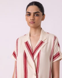 Amy Striped Blazer Dress