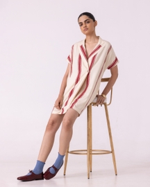 Amy Striped Blazer Dress