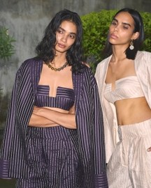 Augerine Gleam Pinstripe Pantsuit