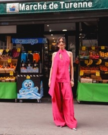 Pink Flambe Cut Out Co-ord