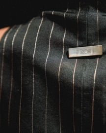 Blackened Pinstripe Vest & Pants