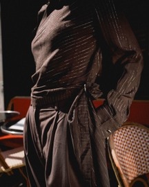 Twany Brown Twisted Shirt & Pants