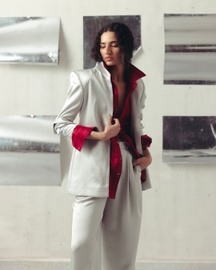 Gray Mist Funnel Jacket and Pants