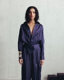 Jester Purple Pinstripe Shirt and Pants