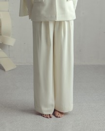 Antique White Scarf Blazer and Pants