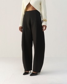 Black Ponte Barrel Pants