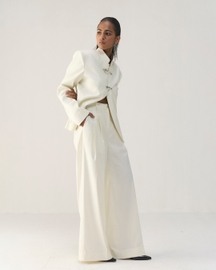 Whisper White Mandarin Jacket