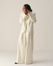 Whisper White Mandarin Jacket