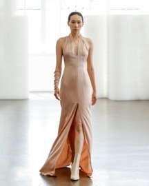 Bare Pink Halter Dress