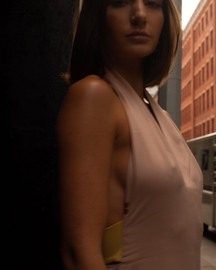 Bare Pink Halter Dress