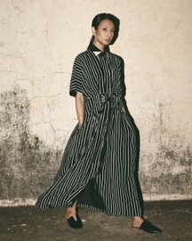 Stripe Midi Dress