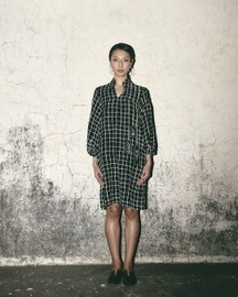 Grid Comfort Dress