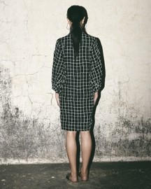 Grid Comfort Dress