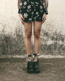 Floral Organza Shorts