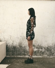 Floral Organza Shorts