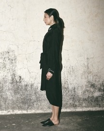 Black Canvas Shirt Dress
