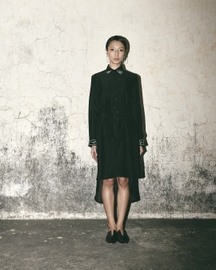 Black Canvas Shirt Dress