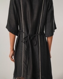 Mj Organza Panel  Dress