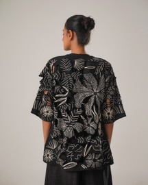 Mj Cutwork Jacket Set